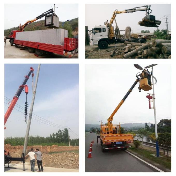 Dongfeng 6X4 20t 13.9m Folding Arm Crane Truck for Nigeria
