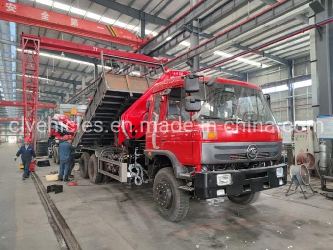 Dongfeng 6X4 20t 13.9m Folding Arm Crane Truck for Nigeria