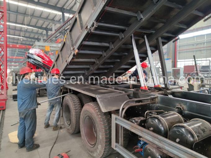 Dongfeng 6X4 20t 13.9m Folding Arm Crane Truck for Nigeria