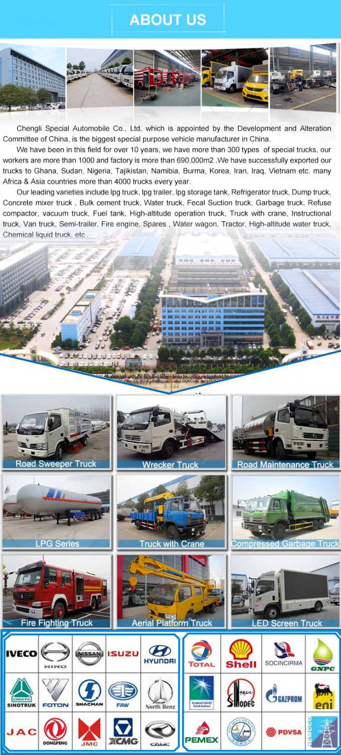 Dongfeng 6X4 20t 13.9m Folding Arm Crane Truck for Nigeria