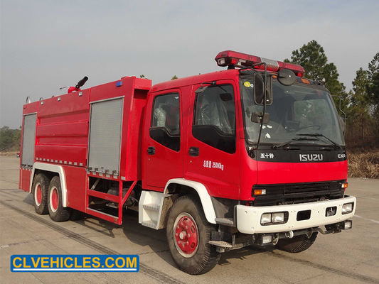 ISUZU FVZ 300hp Fire Rescue Trucks With Monitor Max Load 16000kg