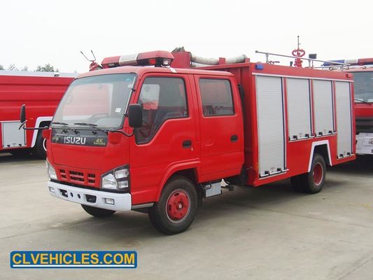 ISUZU 600P Firefighter And Fire Truck 130hp 4000L 500L Foam Tank