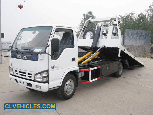 600P 130hp International Flatbed Tow Truck Isuzu Rollback Truck Diesel