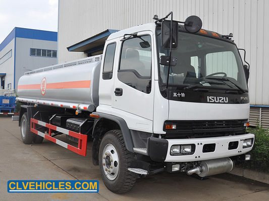 20 CBM ISUZU Fuel Tanker Truck Stainless Steel Petroleum Tanker Truck